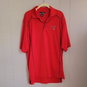 Vintage Tampa Bay Buccaneers Men's Shirt Large Short Sleeve Polo